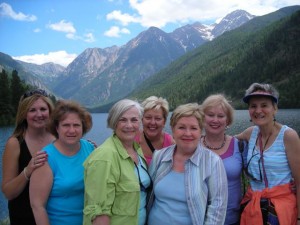 The girls at McDonald Lake