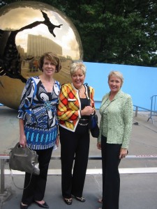 Emory Austin, myself, and Lisa Umberger outside the UN