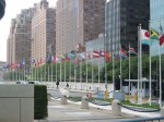 Outside the United Nations Building