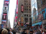 The confetti rained from the building roofs at the end of the free presentation of "Broadway on Broadway."