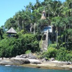 One of the beautiful homes on the beach